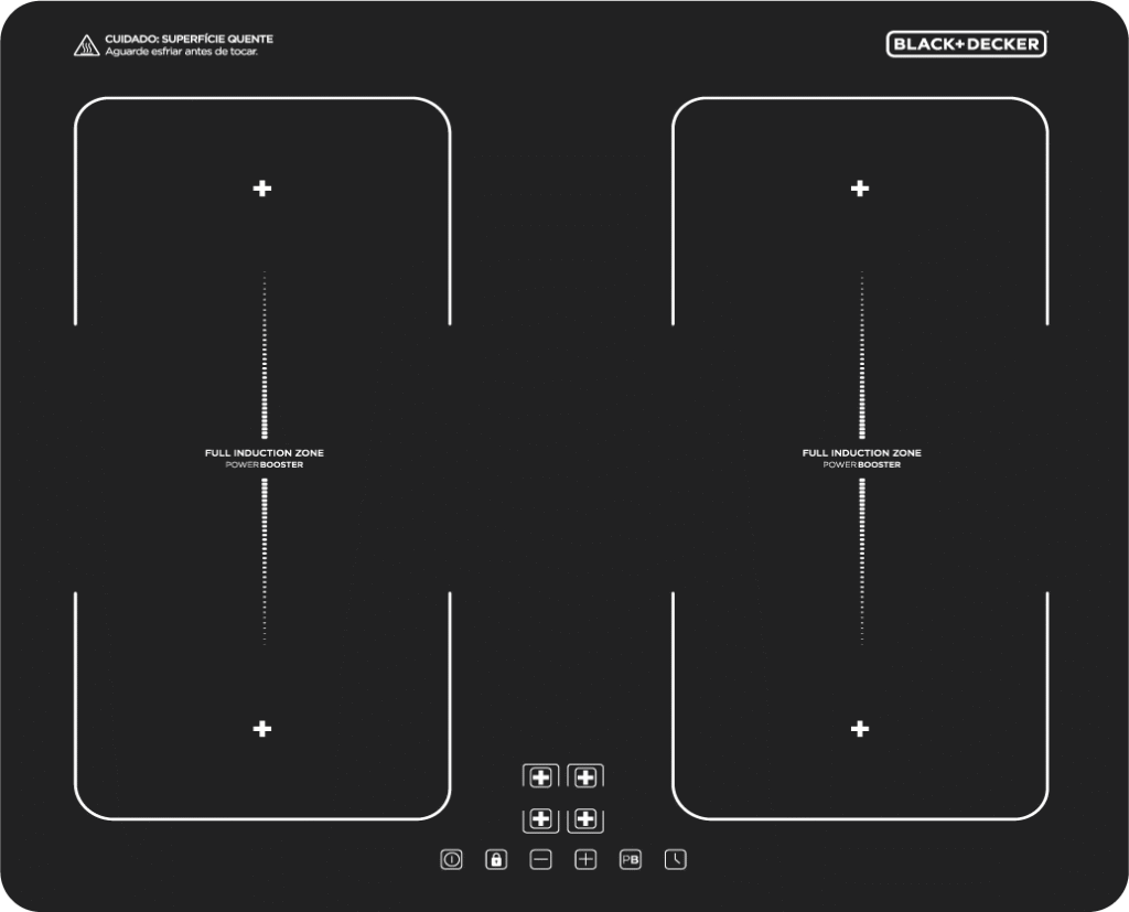 COOKTOP DE INDUÇÃO POWER BOOSTER FULL ZONE 2